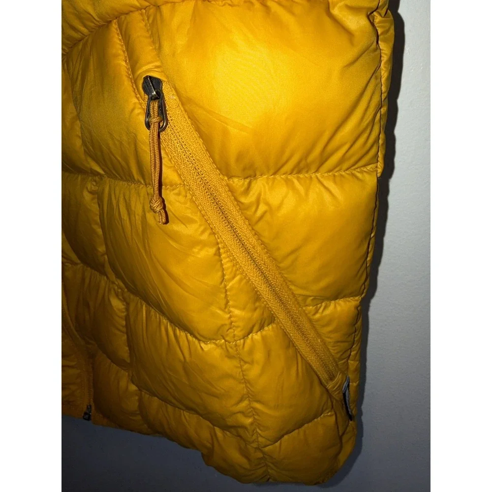 REI Co-op 650 Down Vest 2.0‎ Mens Small  Yellow Packable Puffer Lightweight